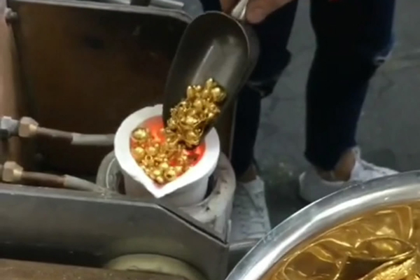 黃金熔煉爐熔金爐中頻熔煉黃金機(jī)器