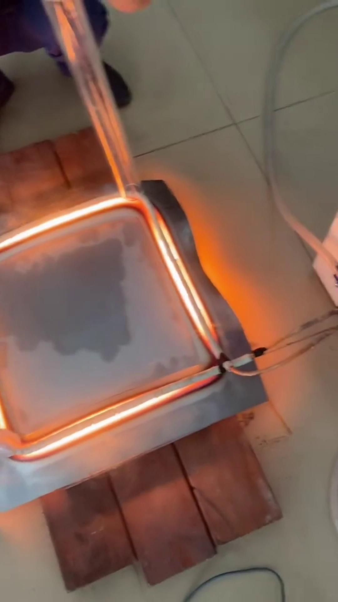 211不銹鋼洗臉盆退火拉伸測試用高頻退火機