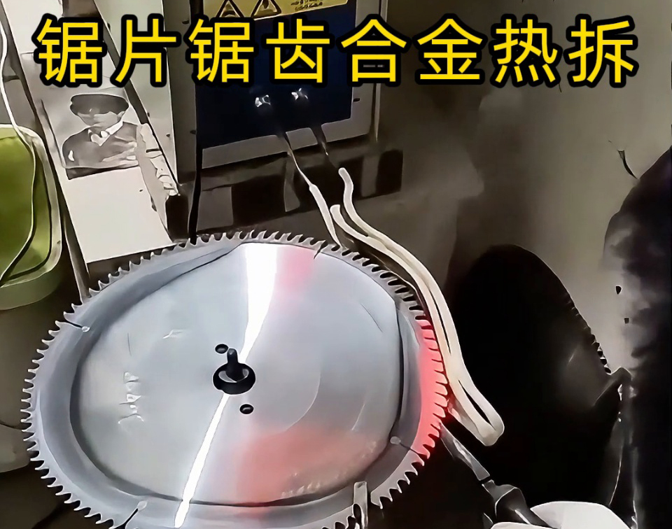 鋸片鋸齒合金熱拆新選擇：高頻感應(yīng)加熱工藝，安全高效還護基體