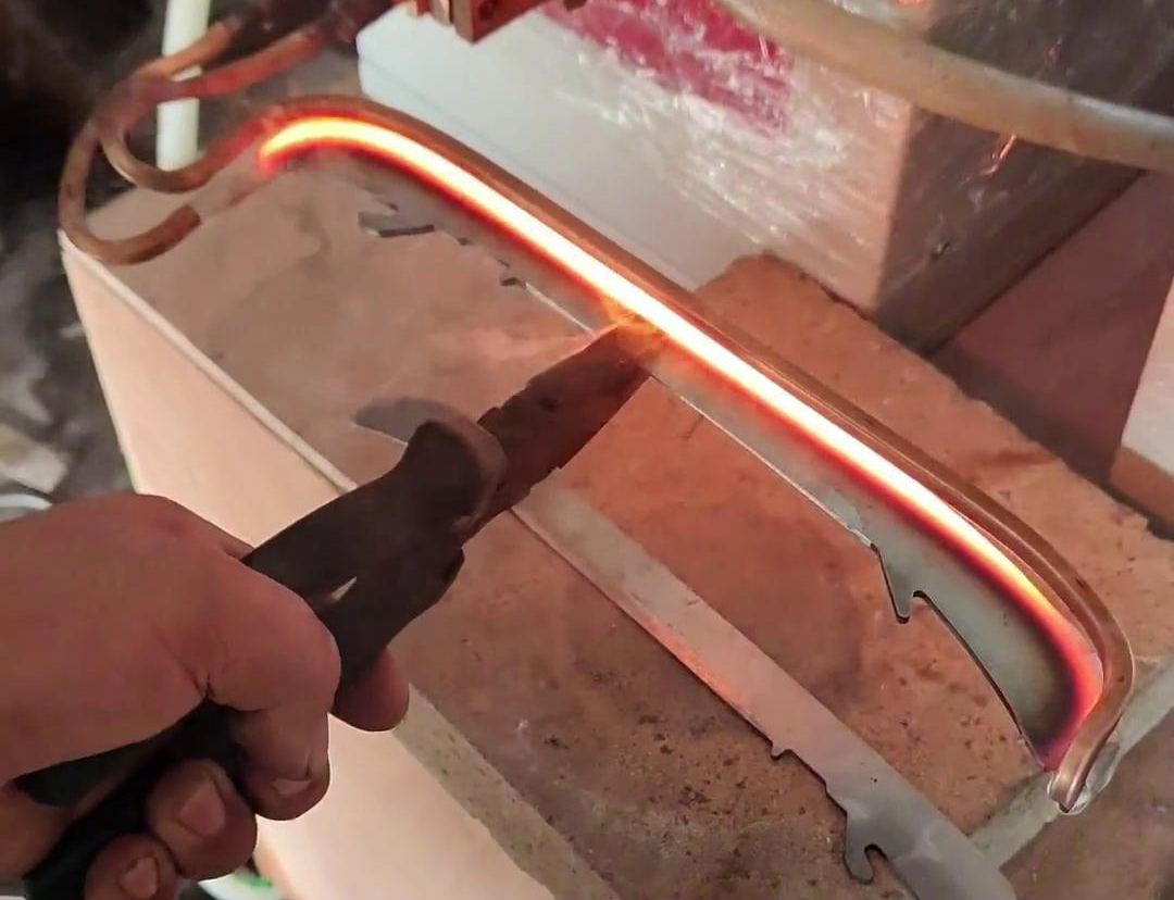 超高頻淬火設備，刀口淬火打樣