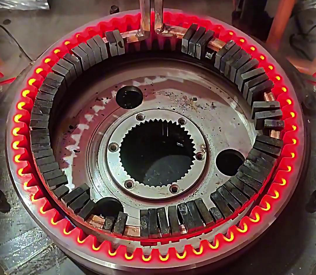 高頻淬火機(jī)床，內(nèi)齒感應(yīng)淬火熱處理