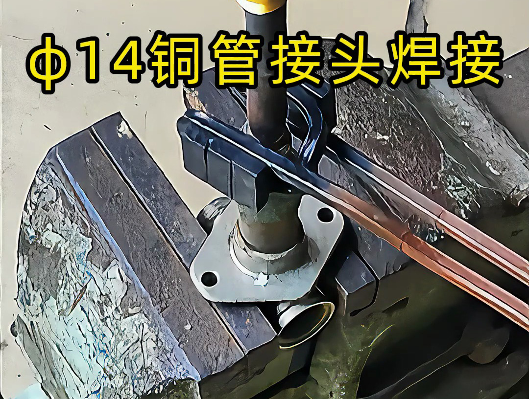 銅管接頭焊接這么簡(jiǎn)單 10秒搞定銅管焊接手持高頻焊機(jī)操作全過程